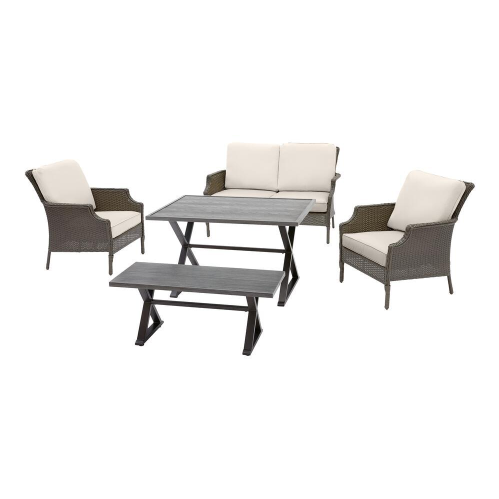 Grayson 5 Piece Chow Height Dining Set Tagged The Home Depot Coronado Casuals Parts