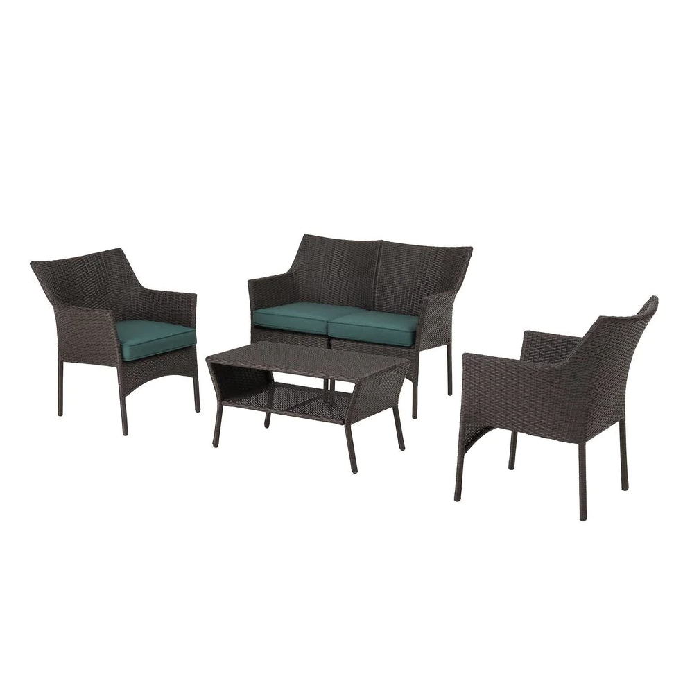 Terrace View 4 Piece Woven Seating Set
