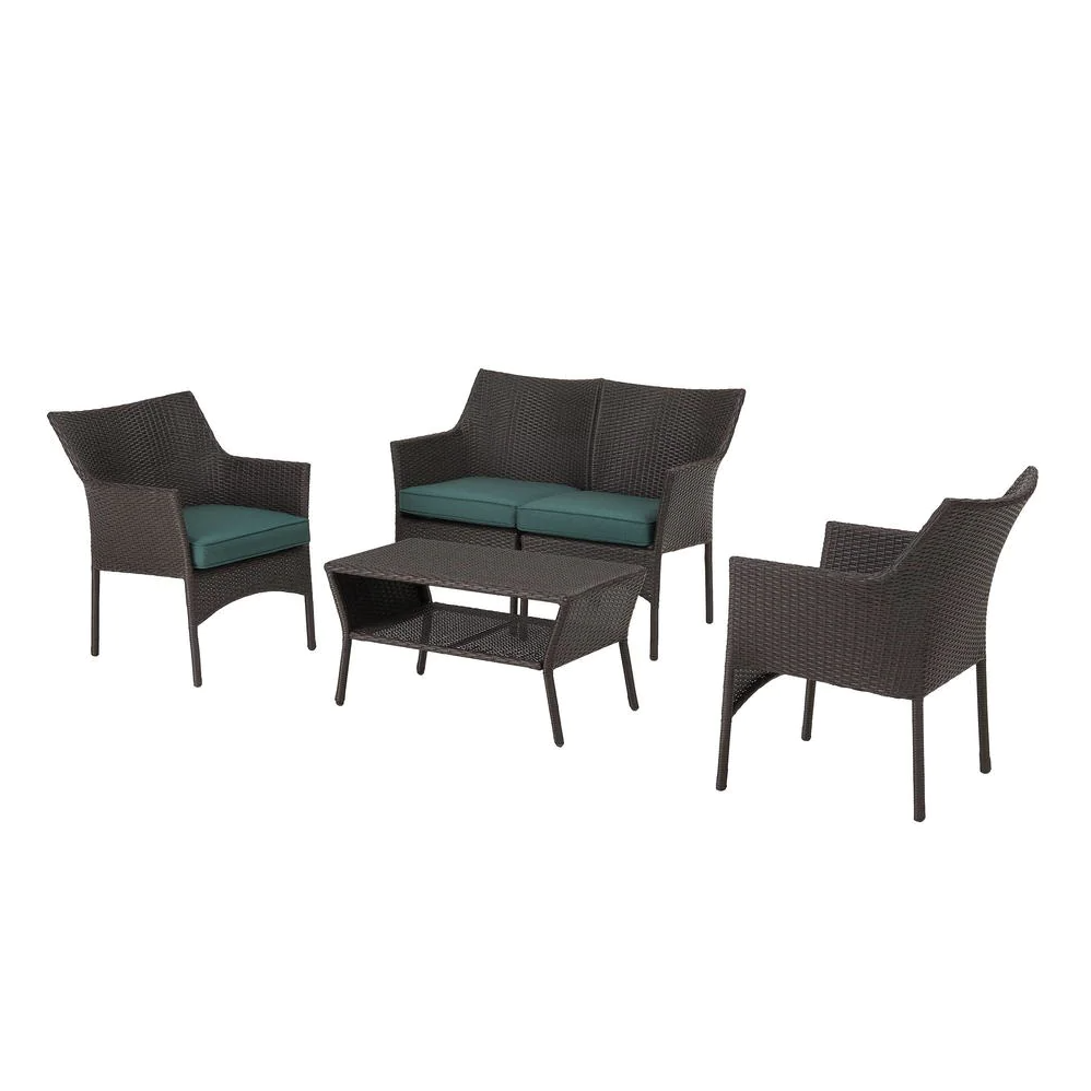 Terrace View 4 Piece Woven Seating Set Coronado Casuals Parts