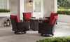 Lakeline 5pc Fire Set-Chili-Chair-Cushions