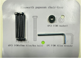 Ainsworth Papasan Chair - Hardware