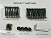 Halstead Towel Valet-Hardware