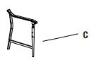 Ashbury Stationary Dining Chair-Arms