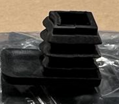 Ashbury/High Garden/Wyndover- Chair Back Support Bar Cap-Black