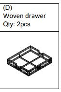Bridgewater 4 Piece Set-Set-Coffee Table-Woven Drawer