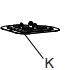 Spencer Hill/Hollybrook Gazebo-Leg Base Plate/FootBase