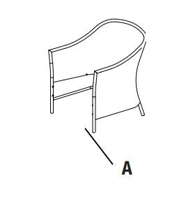 Park Pointe 4PC Seating Set-Lounge Chair-Frame