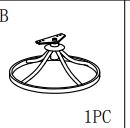 Keeneland 7 Piece Dining Set-Swivel Chair-Base