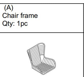 Fiji 2PK Chair- Chair Frame