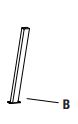 Spring Lake 5PC Dining Set-Table-Leg
