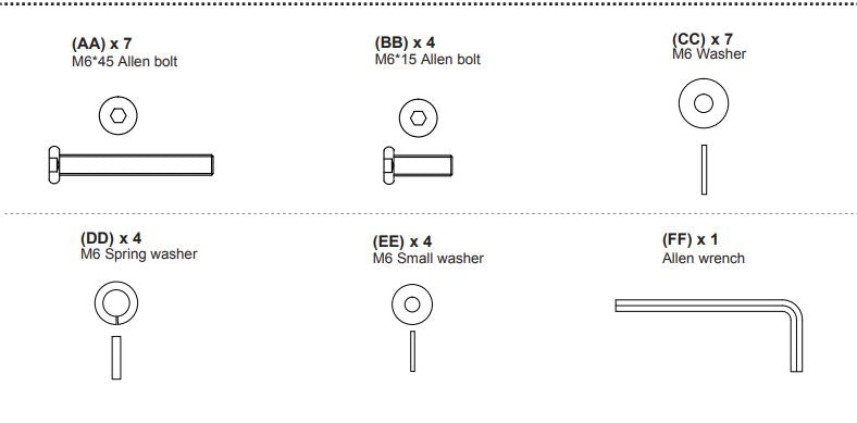 Granby Loveseat - Hardware