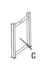 Richmond Shuffleboard Set-Table-Legs