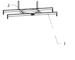 Lakeline Fire Pit Chat Set Table - Tank Rack