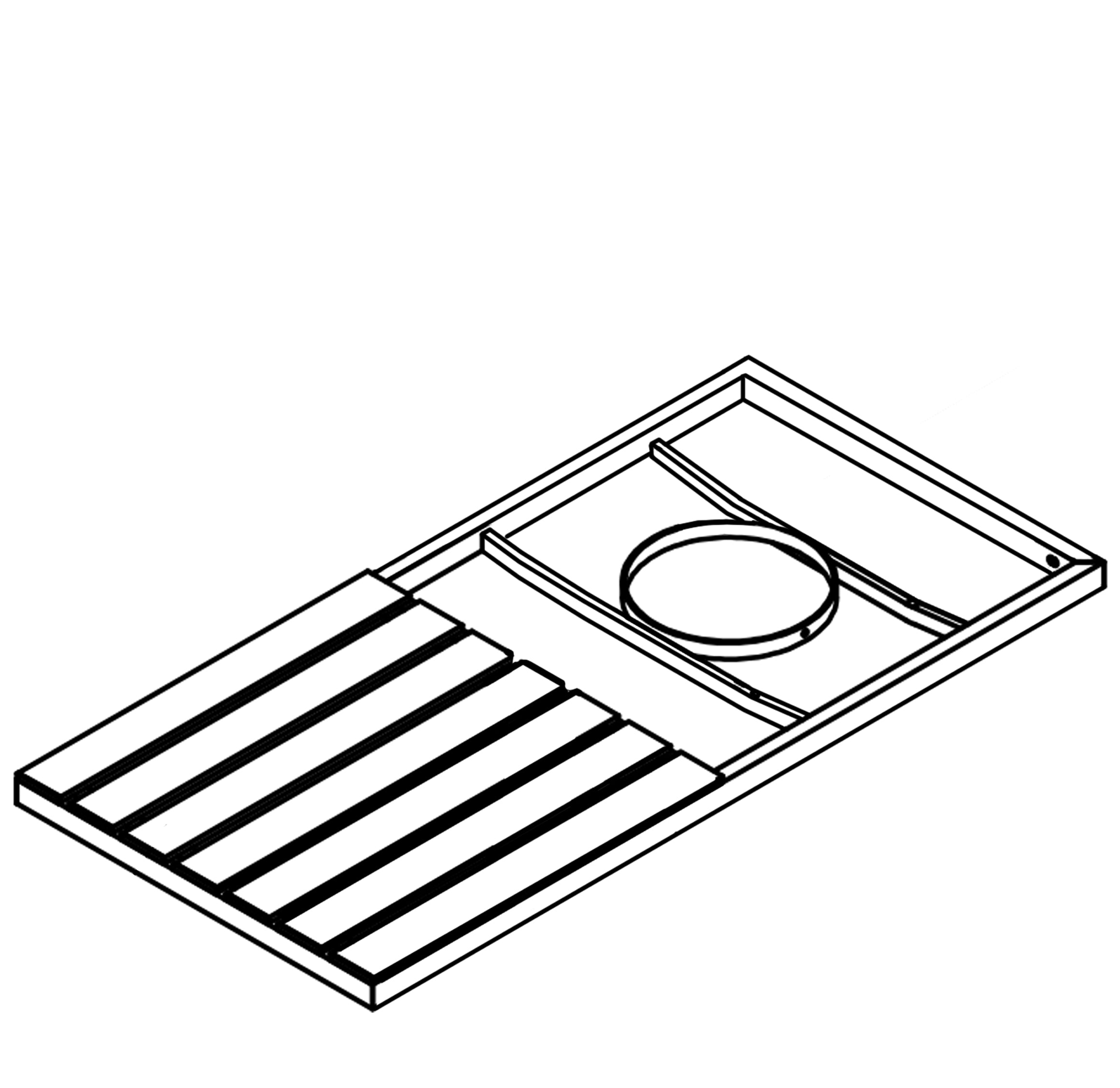 Fordham Firepit Table - Tank Rack