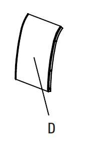 High Garden Stationary Steel Sling Chair - Panels