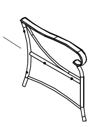 Layton Pointe/James Creek 5 Piece Chat Set Chair - Arms