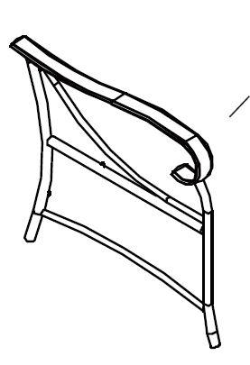 Layton Pointe/James Creek 5 Piece Chat Set Chair - Arms