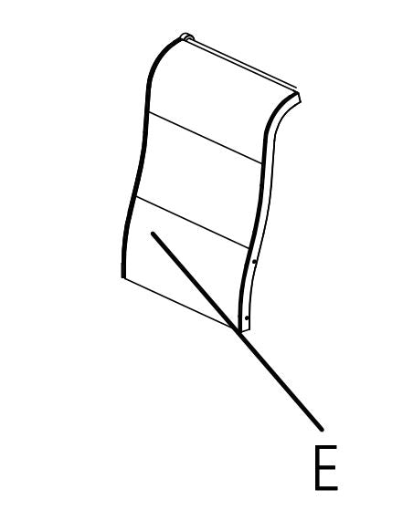 Riverbrook Stationary Dining Chair - Back Panel