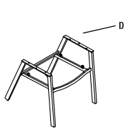 Beach Haven 4 Piece Seating Set - Chair Frame