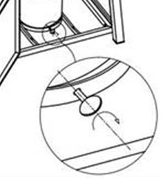 Firepit Rotation Knob